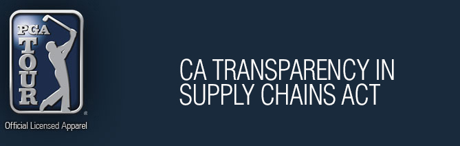 California Transparency in Supply Chains Act Banner